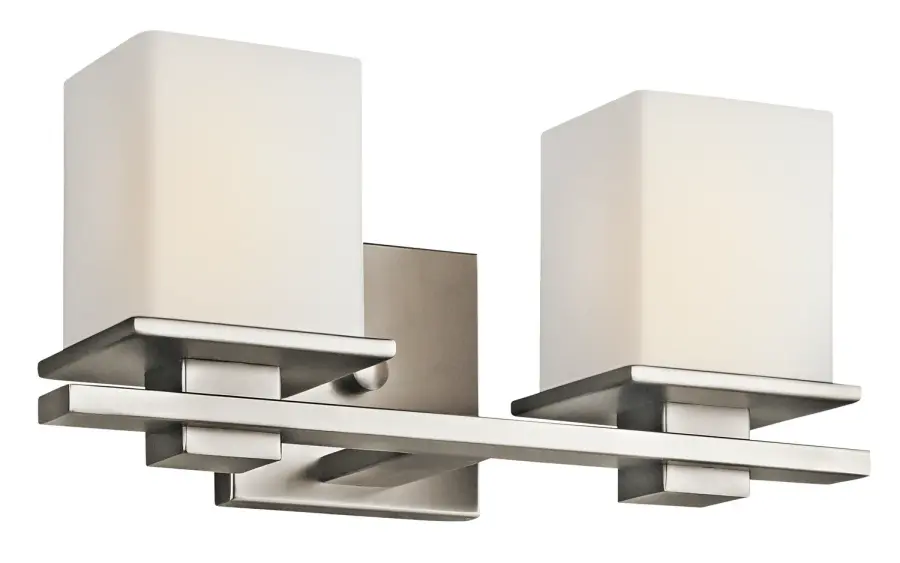 Tully Two Light Bath Vanity in Antique Pewter