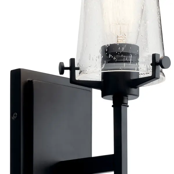 Alton Wall Sconce in Black - Image 2