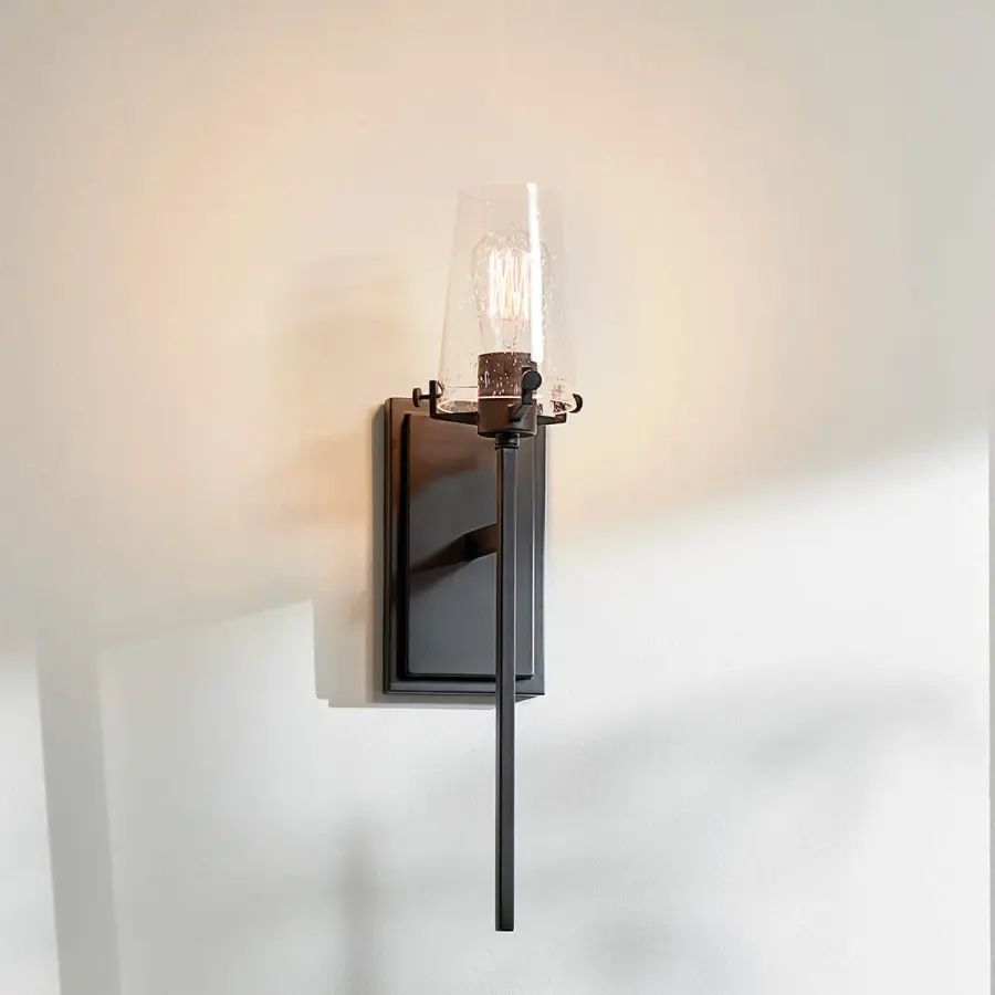 Alton Wall Sconce in Black - Image 3