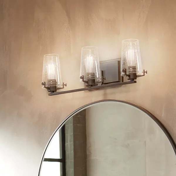 Alton 3-Light Vanity Light in Black - Image 7