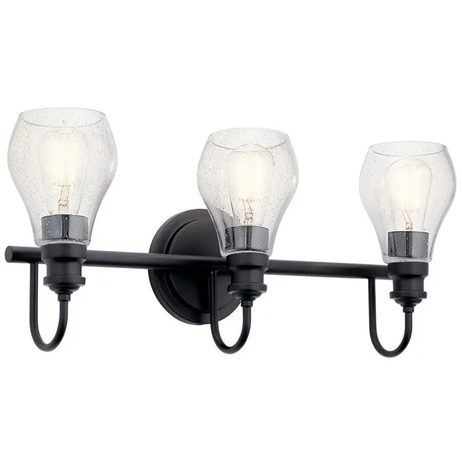 Greenbrier 3-Light Bath Vanity in Black