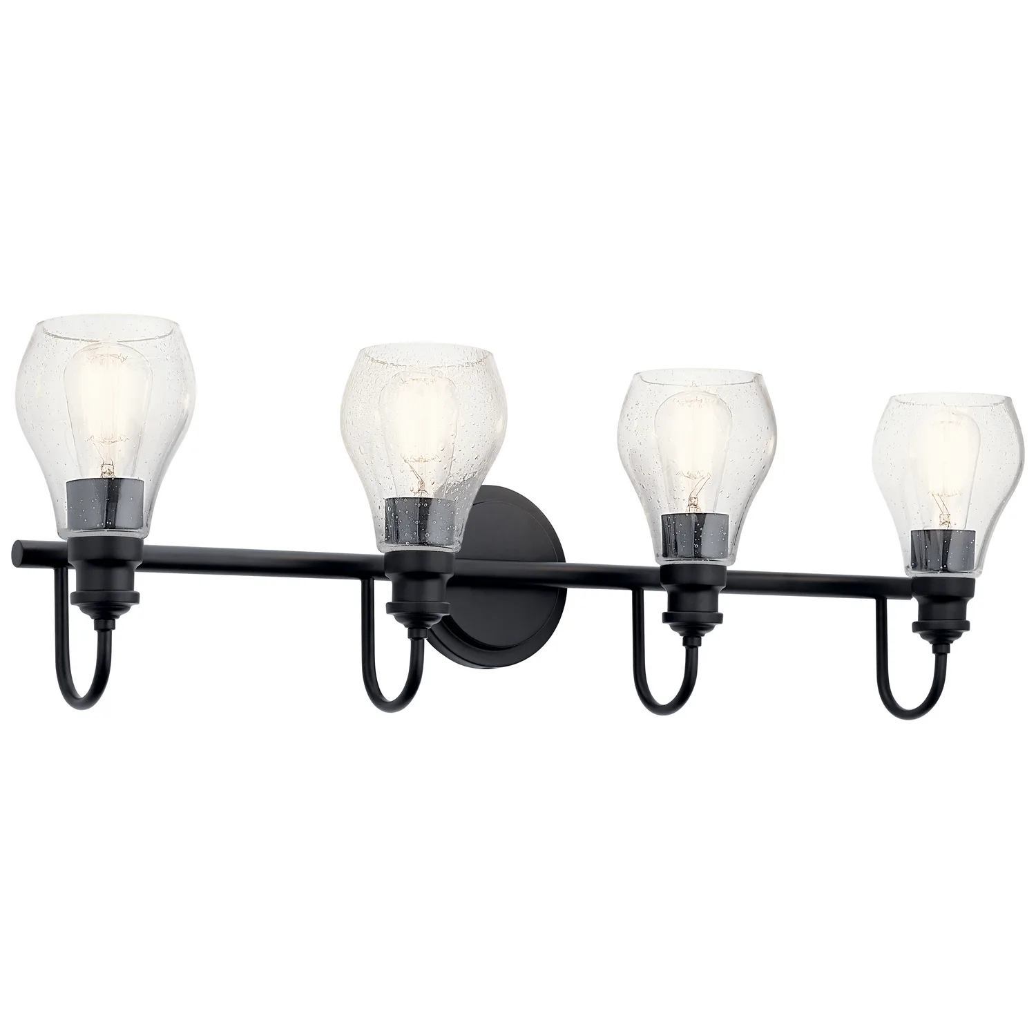 Greenbrier 4-Light Bath Vanity in Black