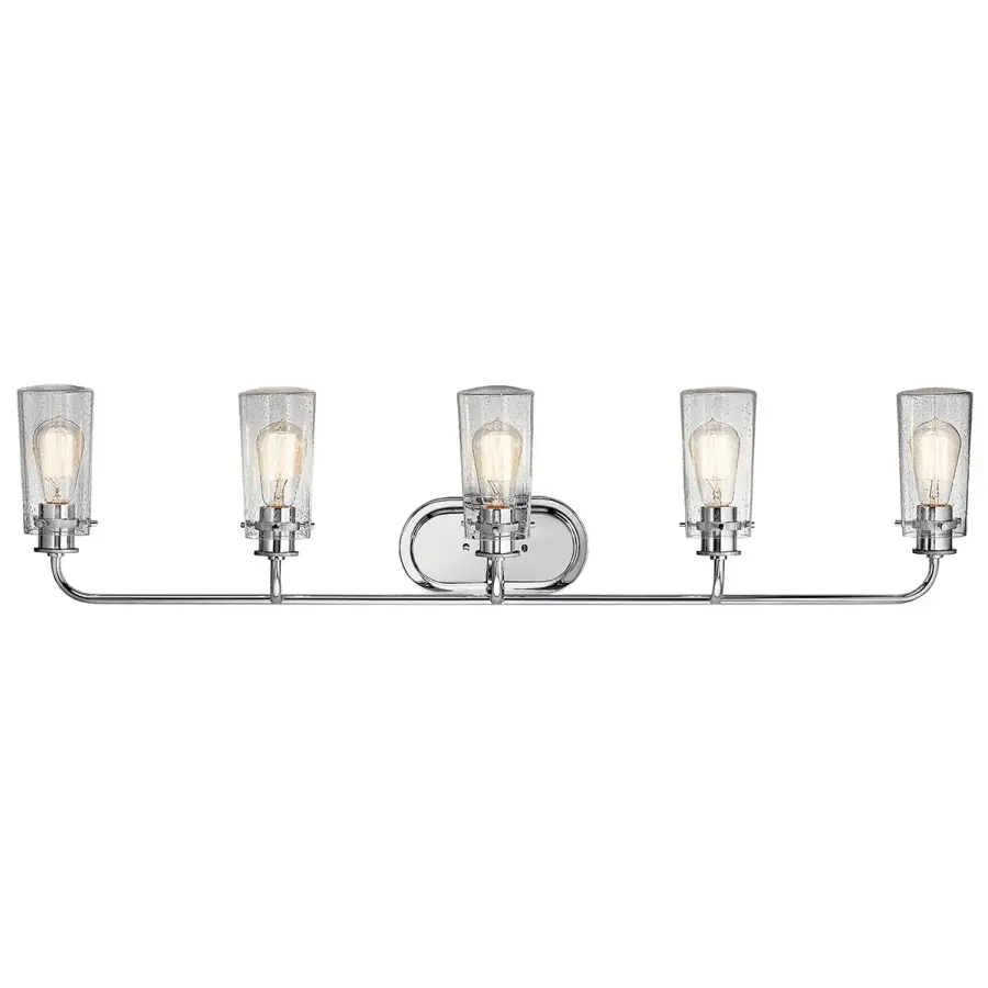 Braelyn 5-Light Vanity Light in Chrome - Image 2