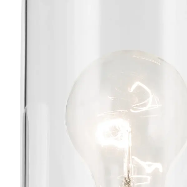 Crosby Chrome Wall Sconce with Clear Glass - Image 2