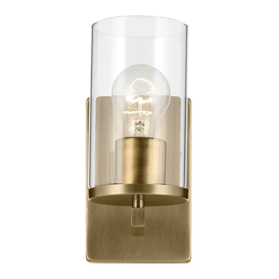 Crosby Wall Sconce in Natural Brass - Image 4