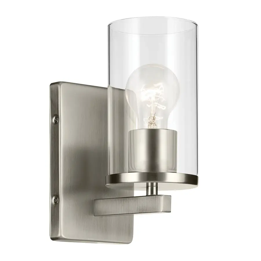 Crosby Wall Sconce in Brushed Nickel - Image 1