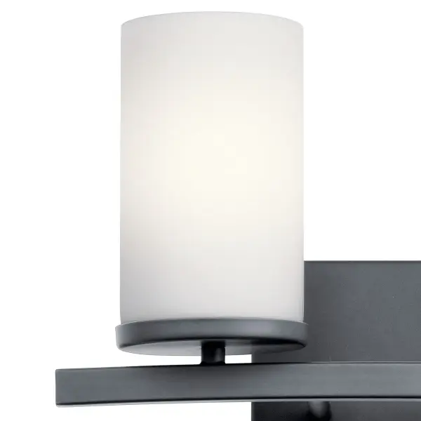 Crosby 2-Light Vanity Light in Black - Image 3