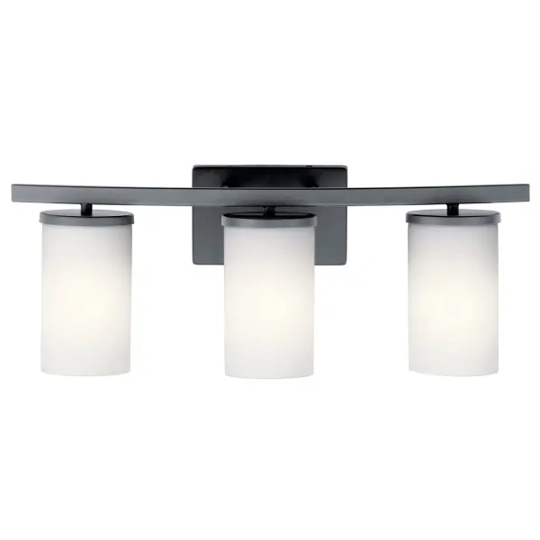Crosby 3-Light Vanity Light in Black - Image 3
