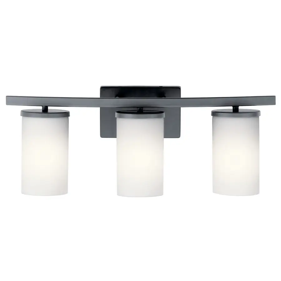 Crosby 3-Light Vanity Light in Black - Image 3
