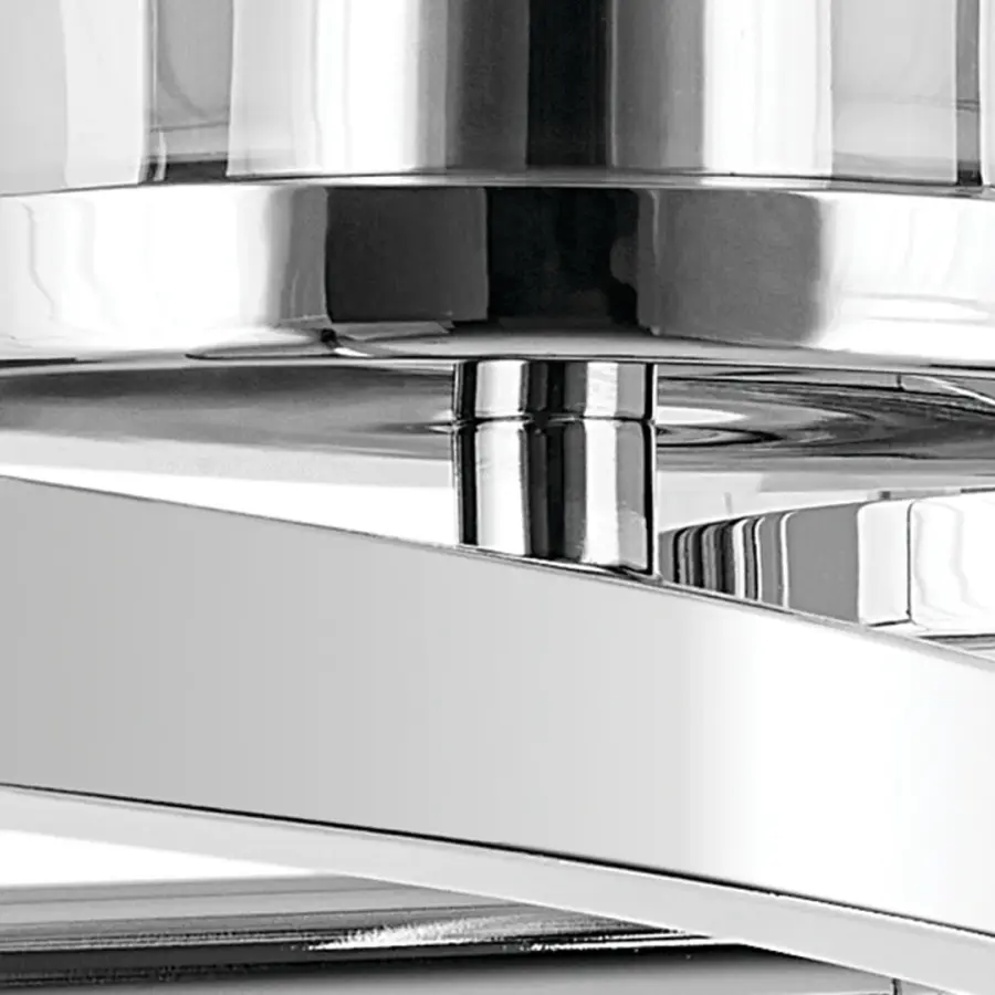 Crosby 3-Light Vanity Light in Chrome - Image 3