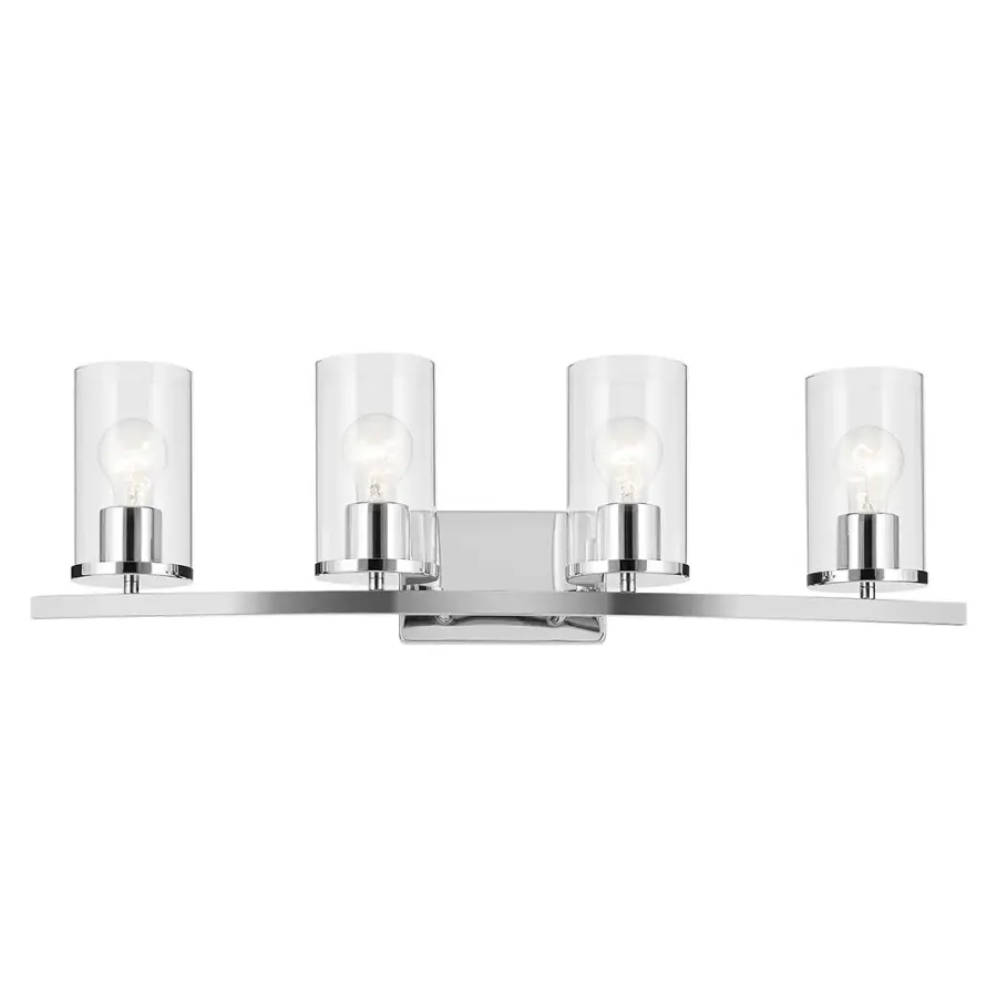 Crosby 4-Light Vanity Light in Chrome - Image 2