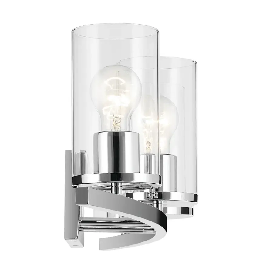 Crosby 4-Light Vanity Light in Chrome - Image 5