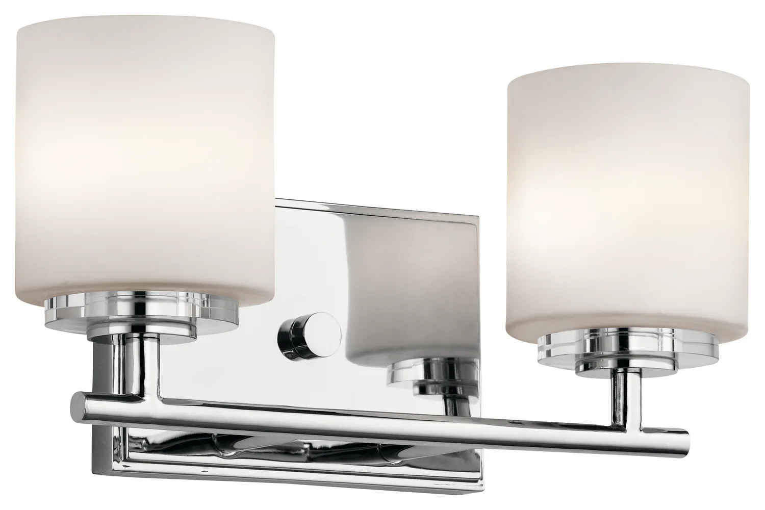 O'Hara Two Light Bath Vanity in Chrome