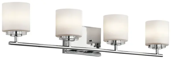 O'Hara 4-Light Bath Bar in Chrome