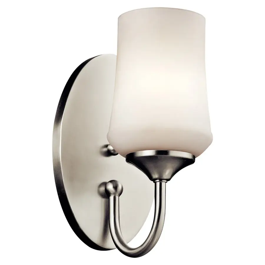 Aubrey Wall Sconce in Brushed Nickel - Image 1