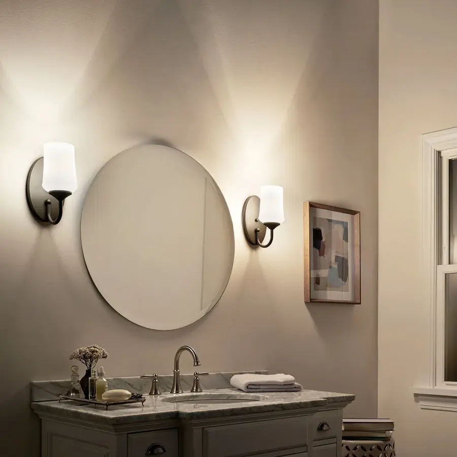 Aubrey Wall Sconce in Olde Bronze - Image 5