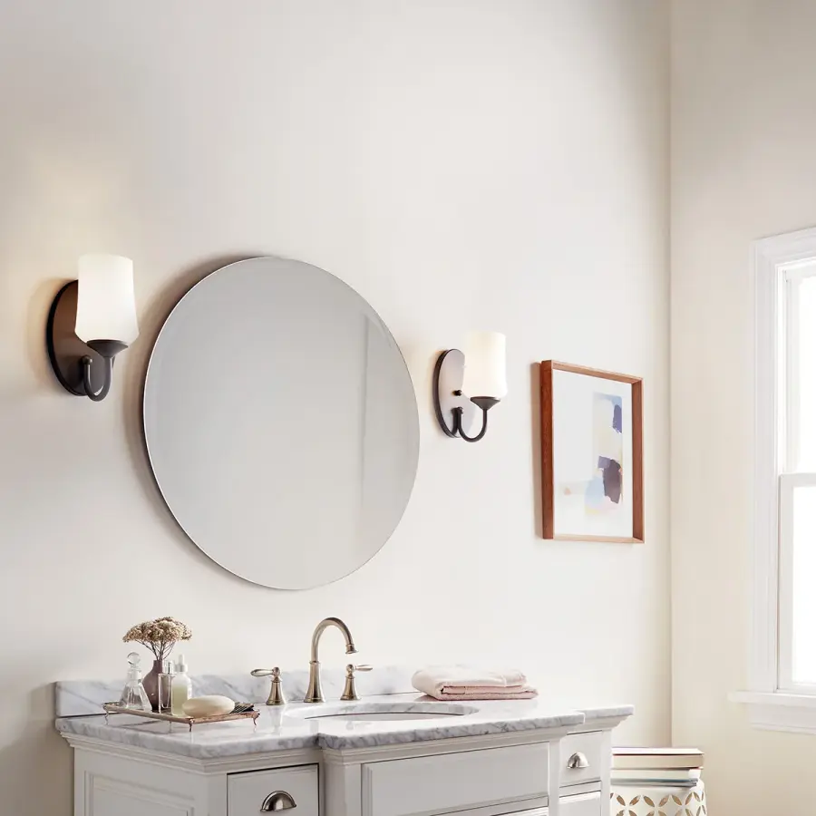 Aubrey Wall Sconce in Olde Bronze - Image 6