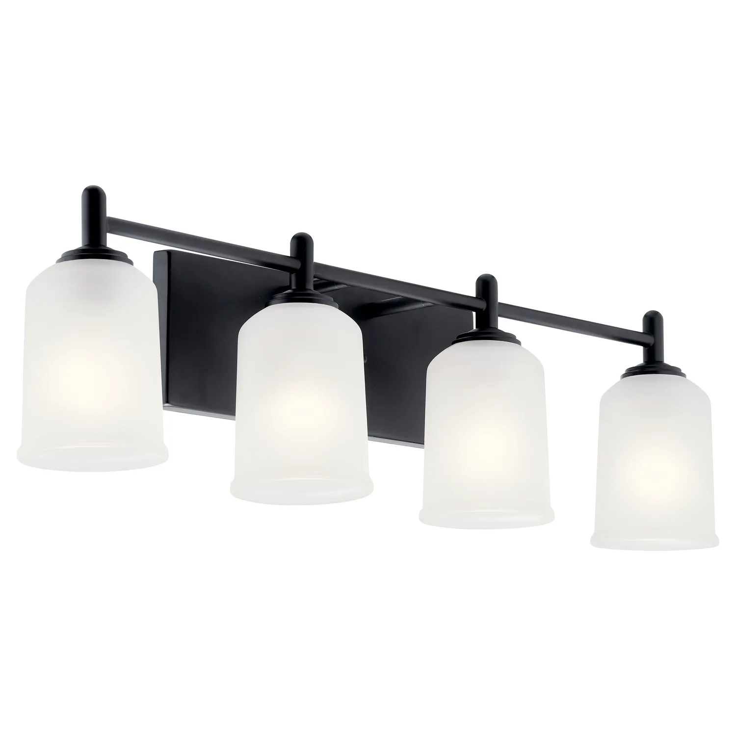 Shailene 4-Light Vanity Light in Black