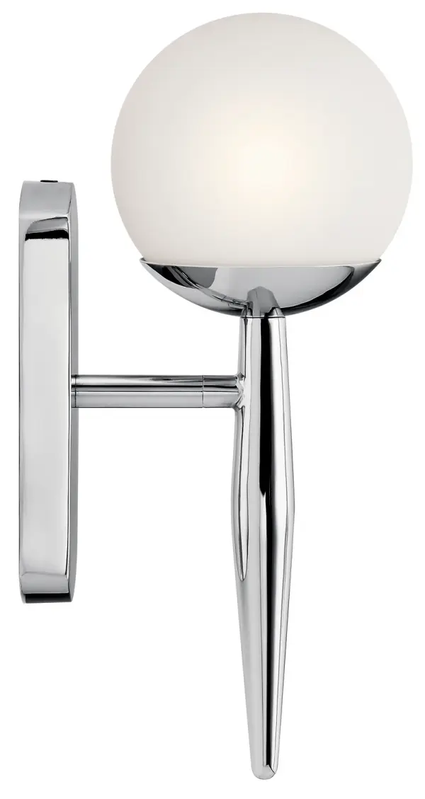 Jasper One Light Wall Sconce in Chrome