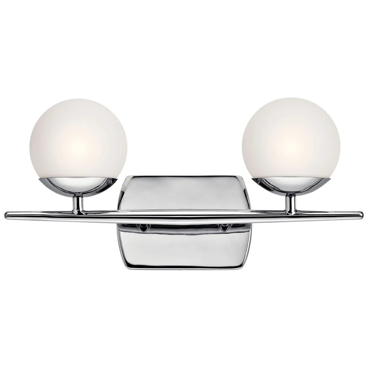 Jasper Two Light Bath Vanity in Chrome