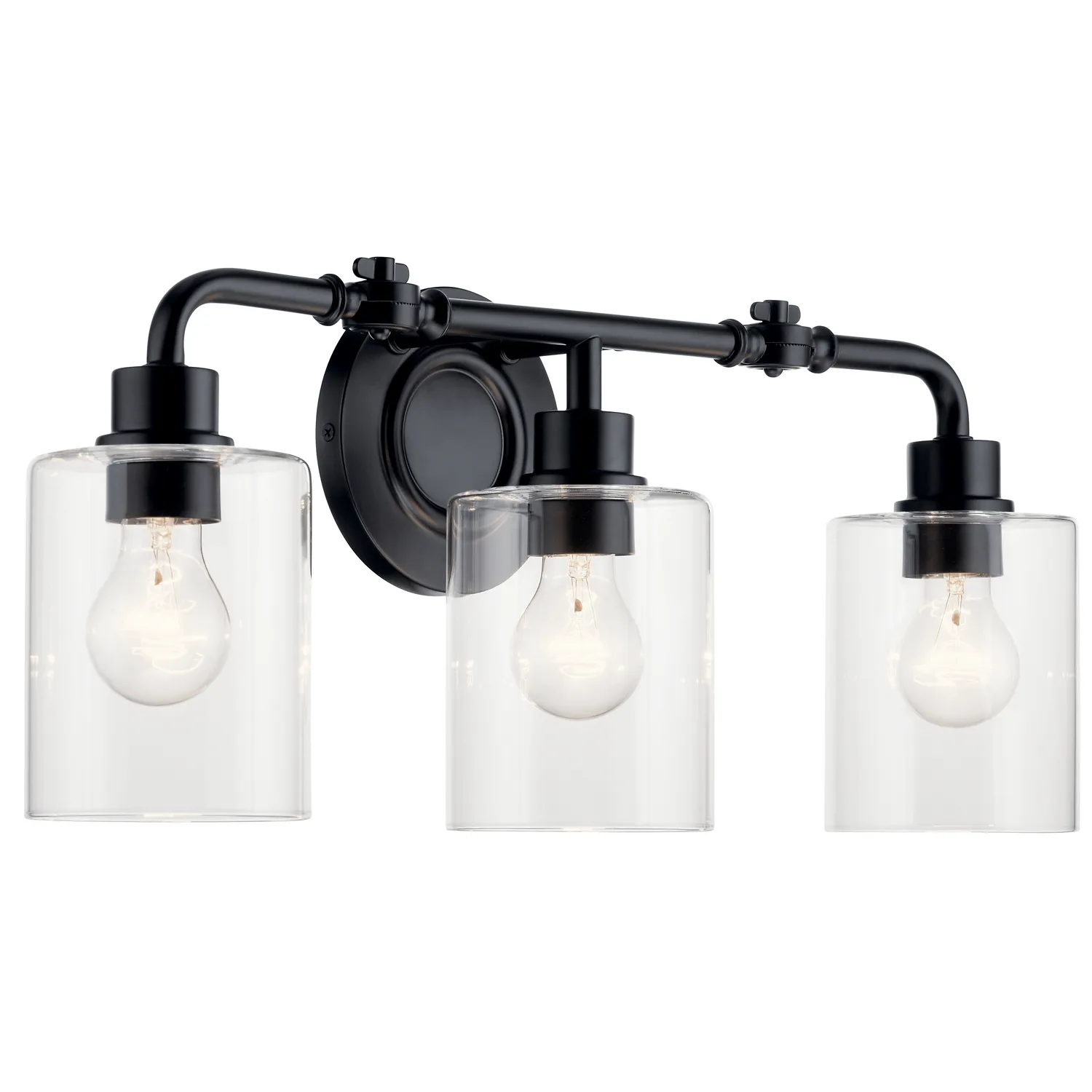 Gunnison 3-Light Bath Vanity in Black