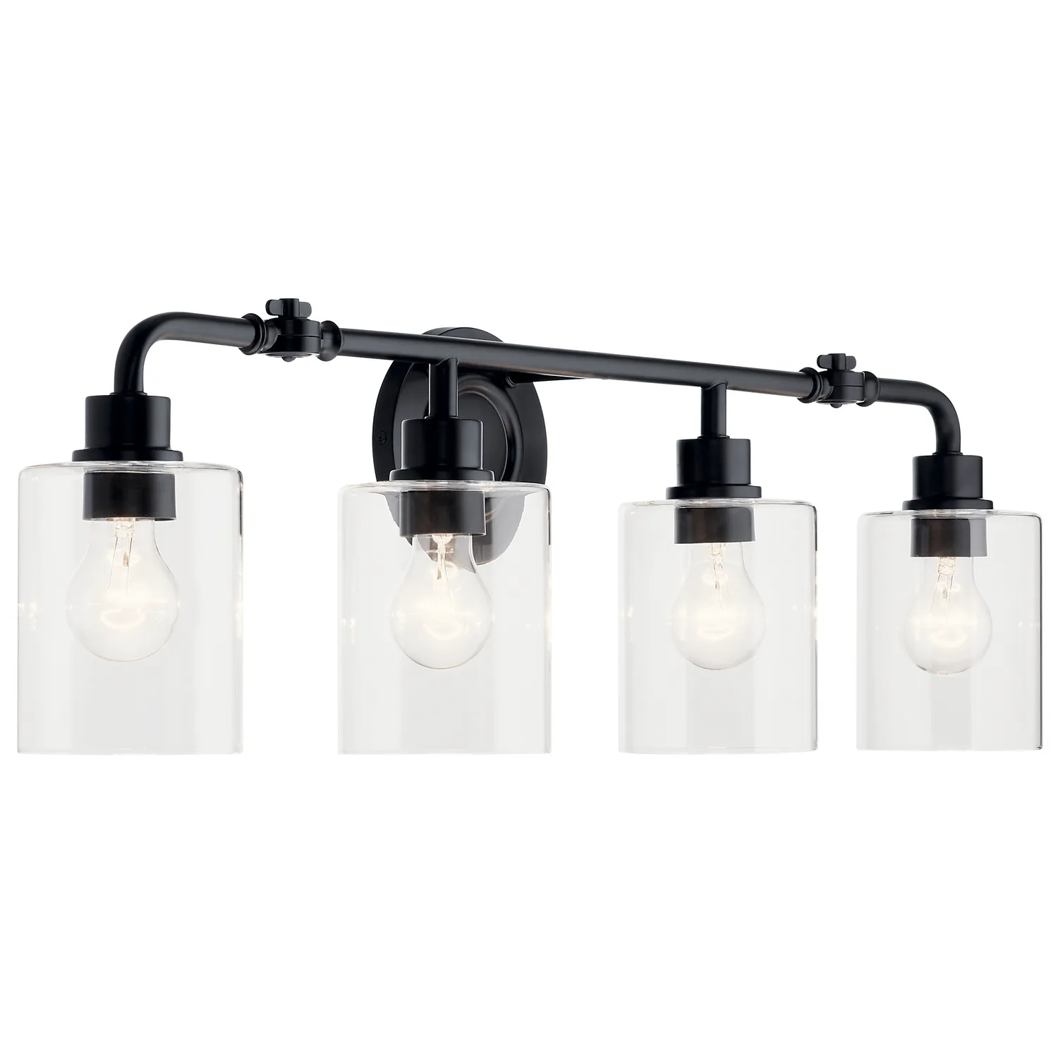 Gunnison 4-Light Bath Vanity in Black