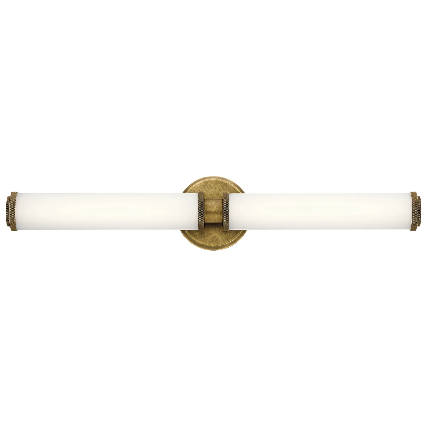 Indeco 27" LED Linear Vanity Light in Natural Brass