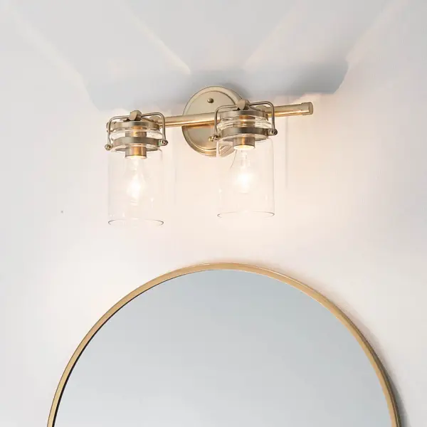 Brinley 2-Light Vanity Light in Champagne Bronze - Image 11