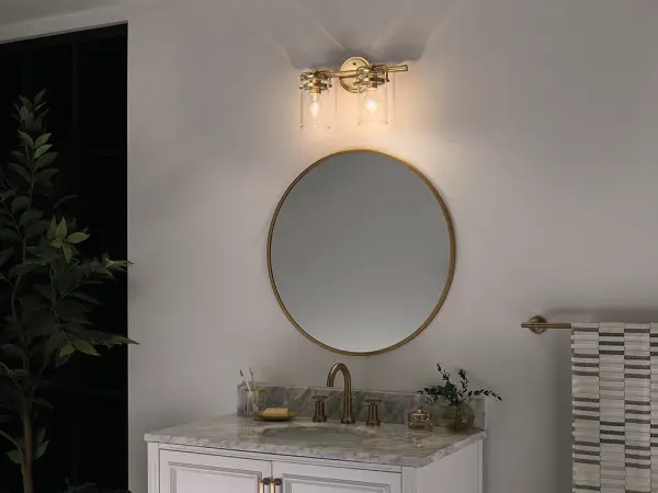 Brinley 2-Light Vanity Light in Champagne Bronze - Image 10