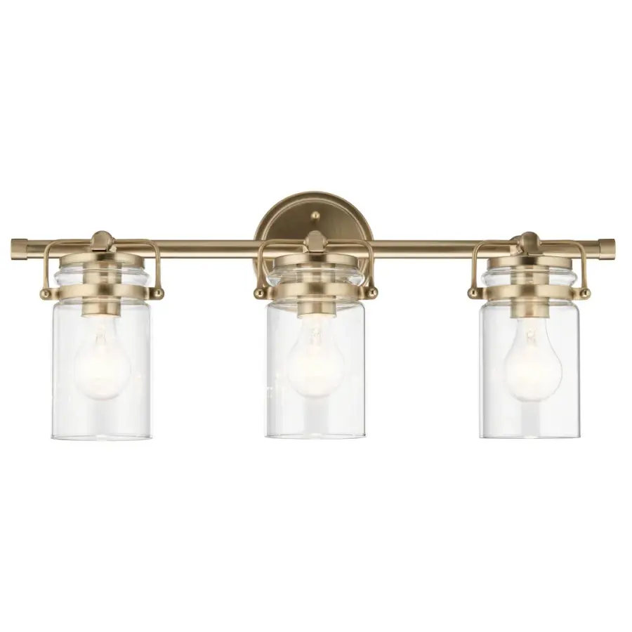 Brinley 3-Light Vanity Light in Champagne Bronze - Image 2