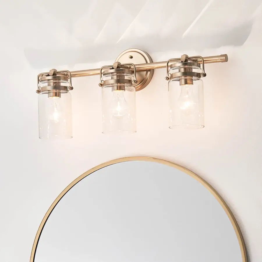 Brinley 3-Light Vanity Light in Champagne Bronze - Image 11