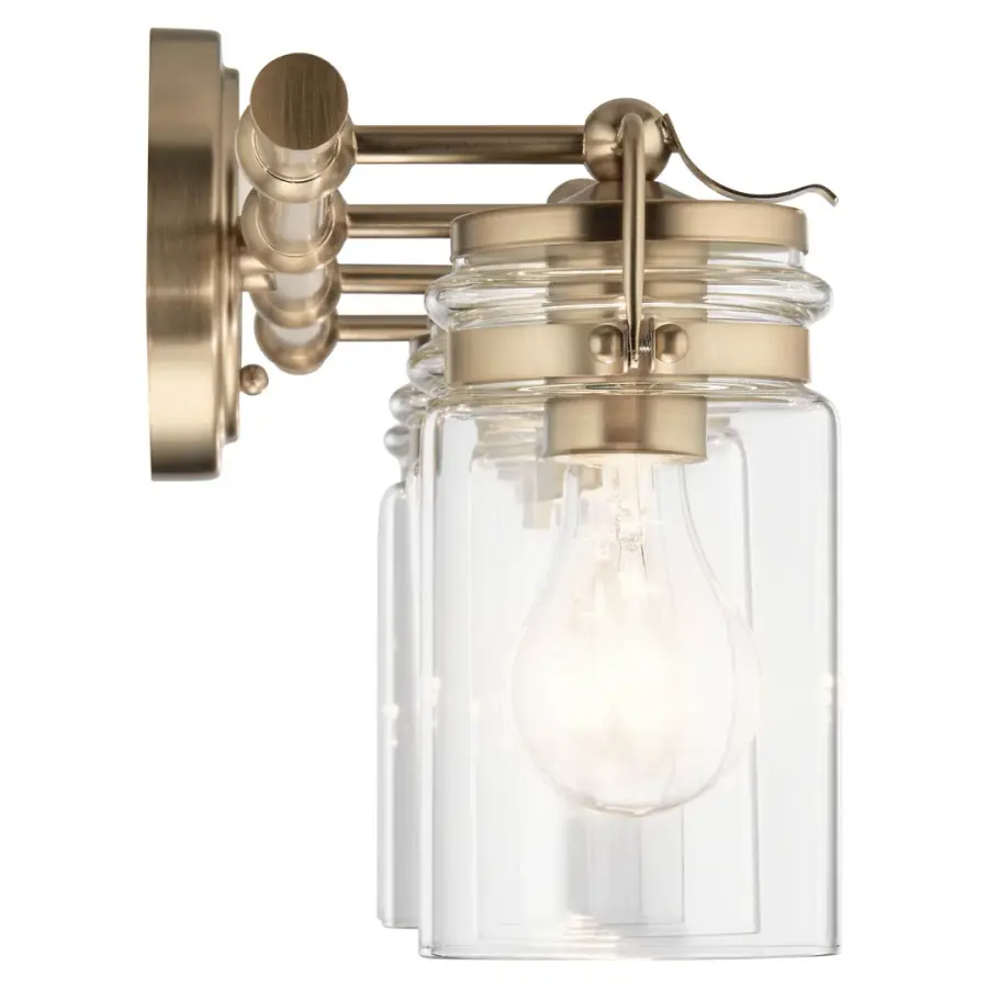 Brinley 4-Light Vanity Light in Champagne Bronze - Image 3