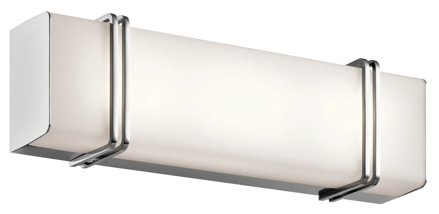 Impello LED Linear Bath Light in Chrome