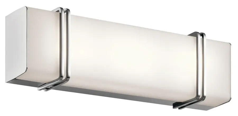 Impello LED Linear Bath Light in Chrome