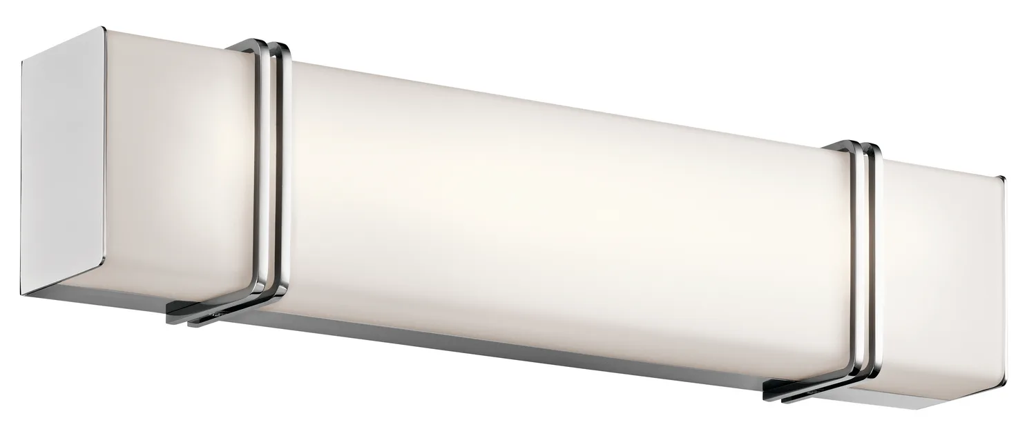Impello LED Linear Bath Light in Chrome