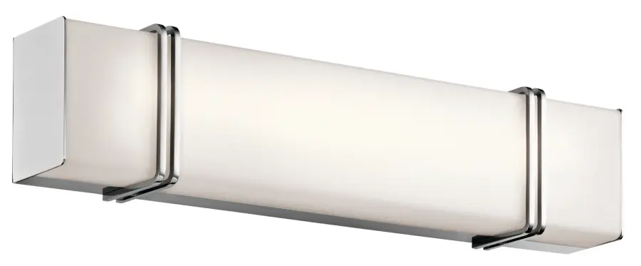 Impello LED Linear Bath Light in Chrome