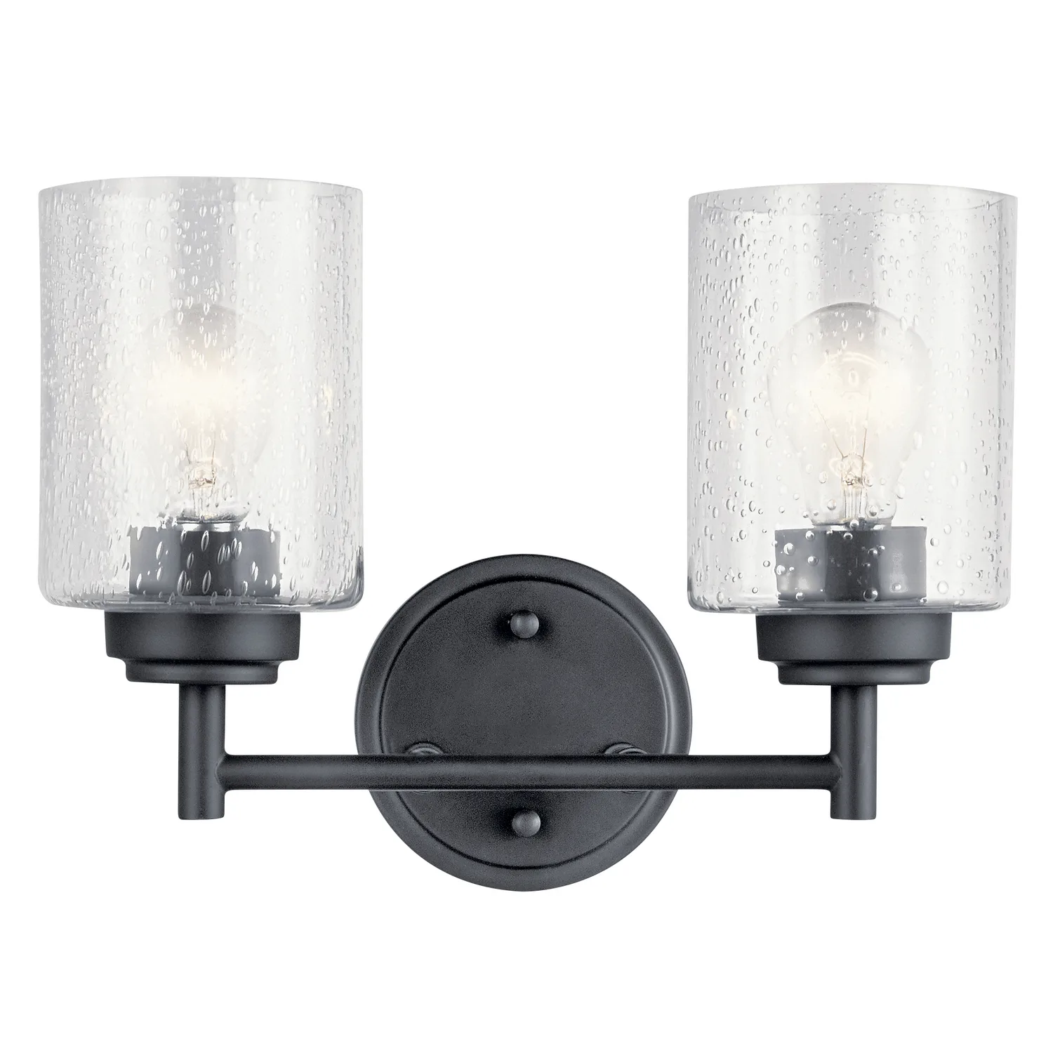 Winslow Two Light Bath Vanity in Black