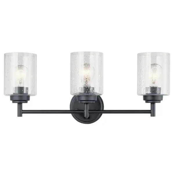Winslow 3-Light Bath Vanity in Black