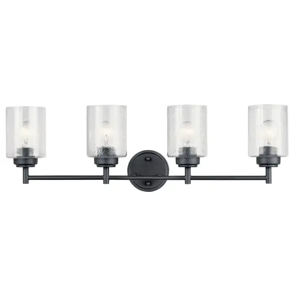 Winslow 4-Light Bath Vanity Light in Black