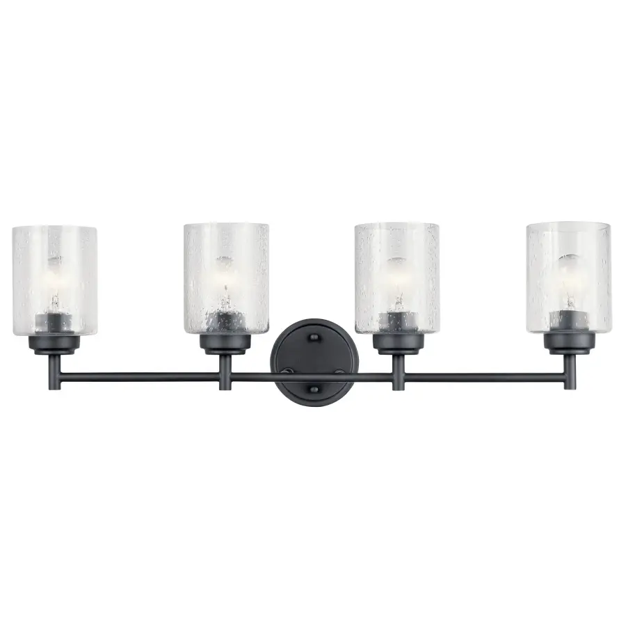 Winslow 4-Light Bath Vanity Light in Black
