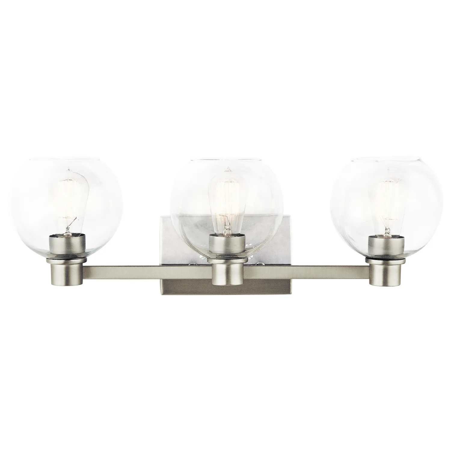 Harmony 3-Light Bath Vanity in Brushed Nickel