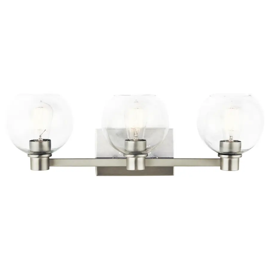 Harmony 3-Light Bath Vanity in Brushed Nickel