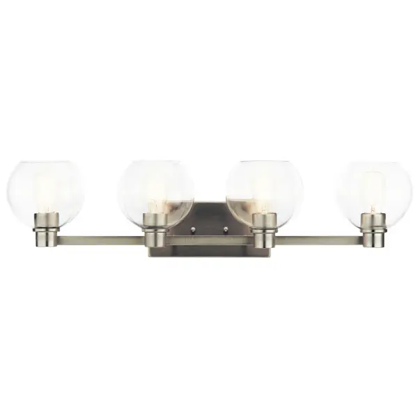 Harmony 4-Light Bath Vanity in Brushed Nickel