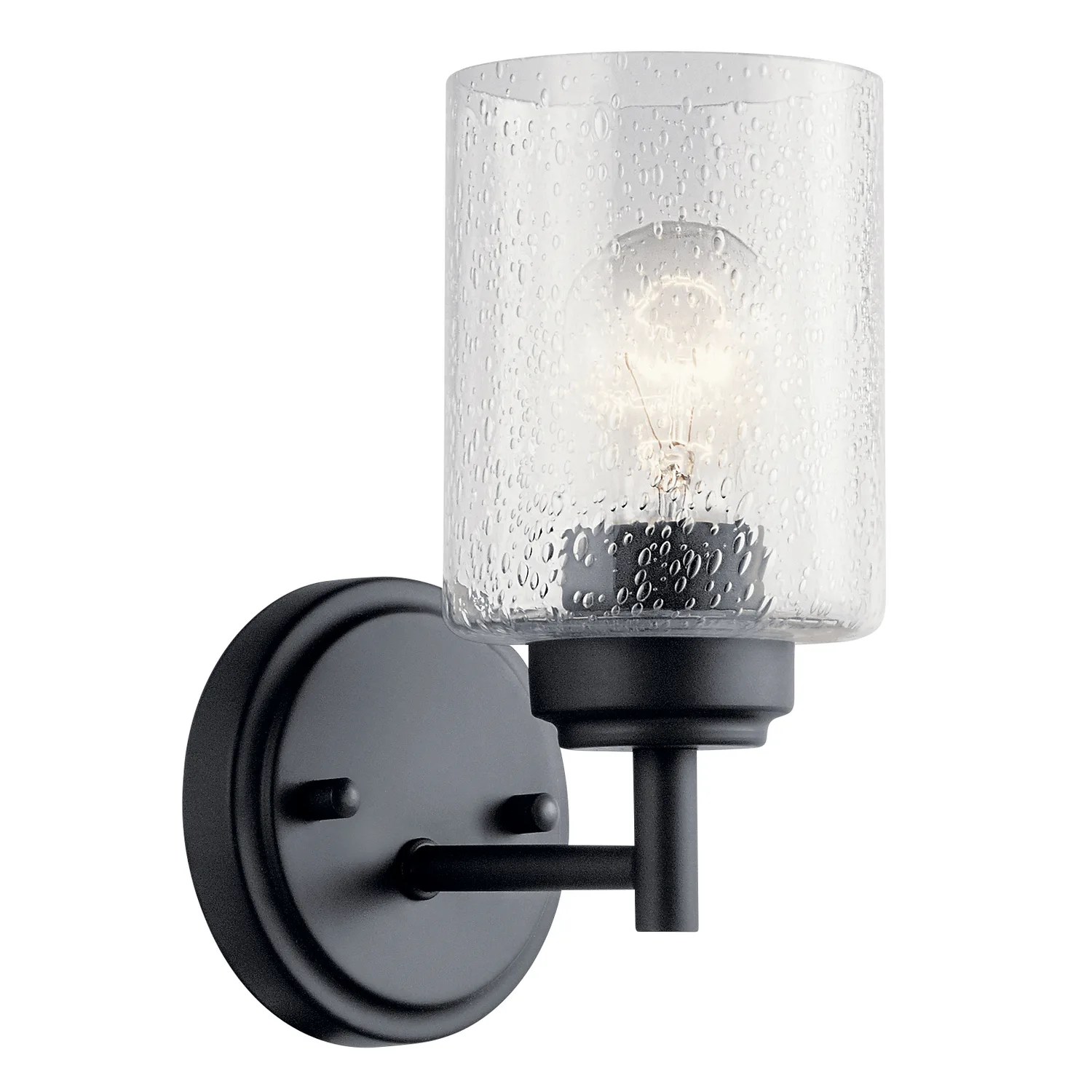 Winslow One Light Wall Sconce in Black