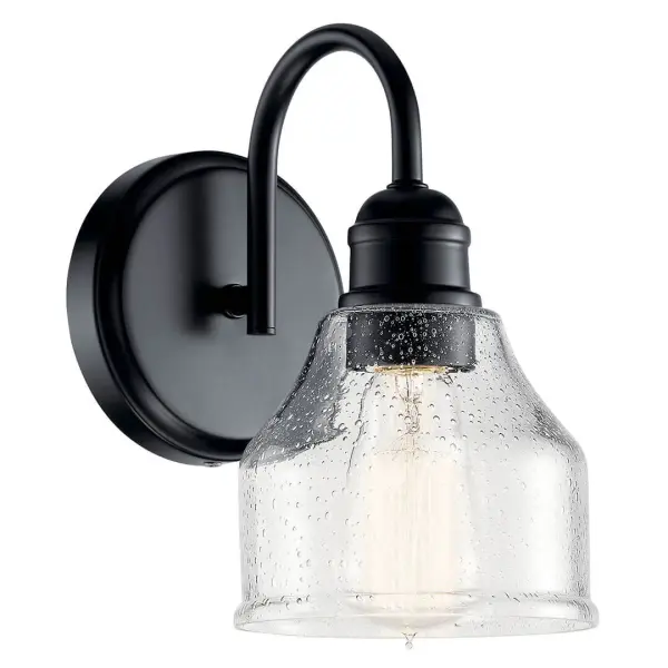 Avery Wall Sconce in Black - Image 1