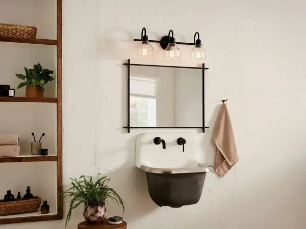 Avery 3-Light Vanity Light in Black - Image 5