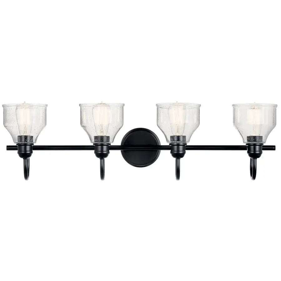 Avery 4-Light Vanity Light in Black - Image 2