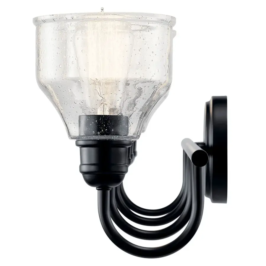 Avery 4-Light Vanity Light in Black - Image 4