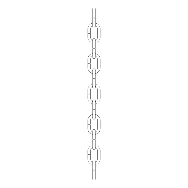 This 36-inch accessory chain in Antique Pewter finish provides flexible height adjustment for pendant lighting. Ideal for high ceilings or creating dramatic drops over dining tables and islands.