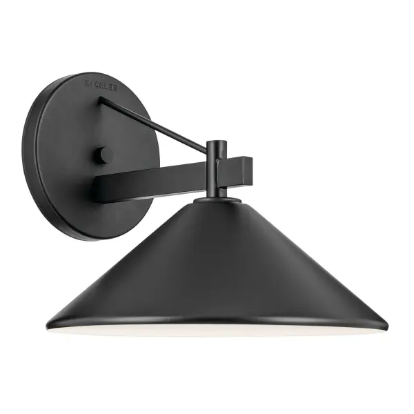 The Ripley outdoor wall light delivers clean, minimal craftsman styling in a compact 12-inch profile. Its dark-sky compliant design reduces light pollution while the durable aluminum construction and wet-rated certification ensure reliable performance in any weather.